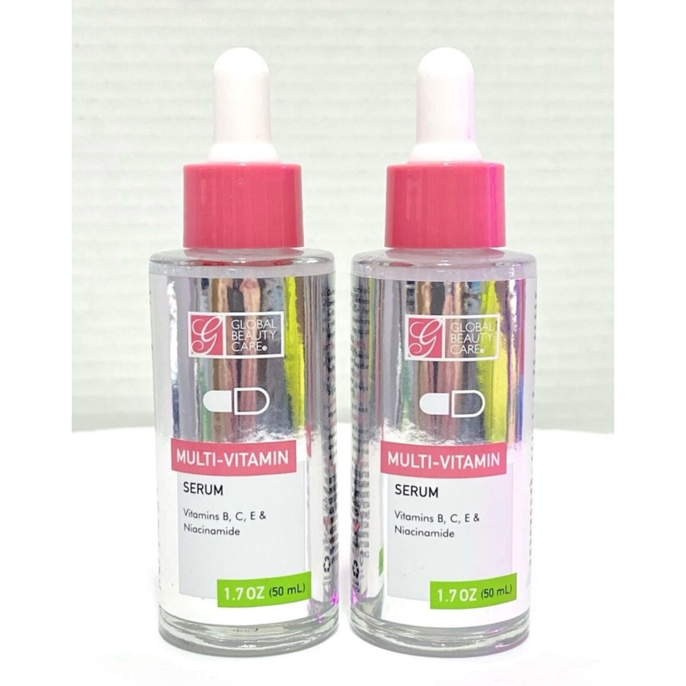 Global Beauty Care Moisturizing Hydrating Rejuvenating Multi-Vitamin Face Serum